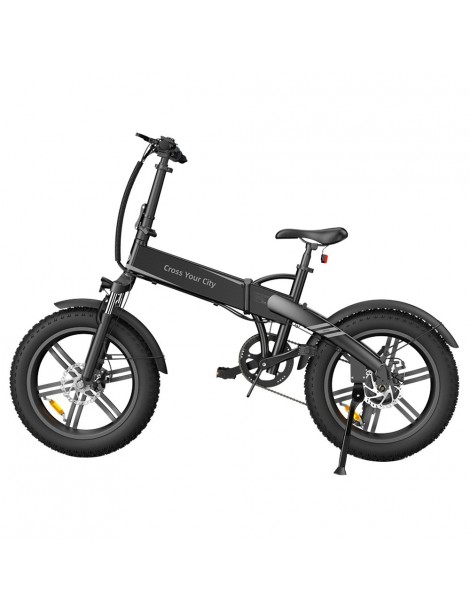 ADO A20F Bestia pieghevole E-bike 250W DC Brushless Motore 25km/h 36V 14.5Ah Batteria 20*4.0 Pneumatici Sensore di coppia-Nero Esporta salva