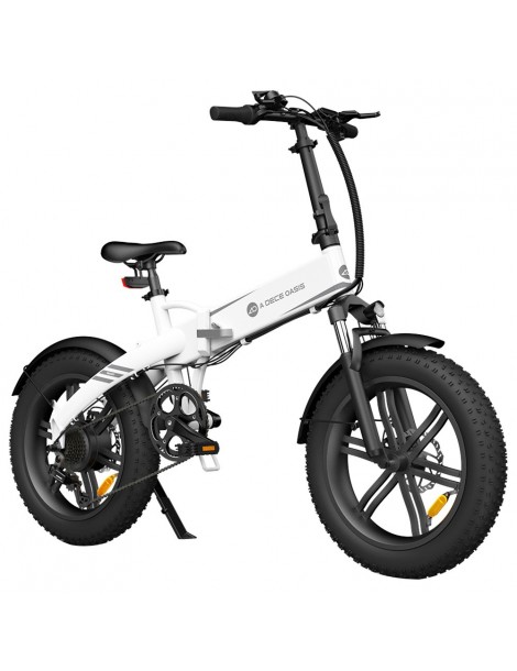 ADO A20F Bestia Pieghevole E-Bike 250W DC Brushless Motore 25km/H 36V 14.5Ah Batteria 20*4.0 Pneumatici Sensore Di Coppia-Bianco Black Friday Prezzi