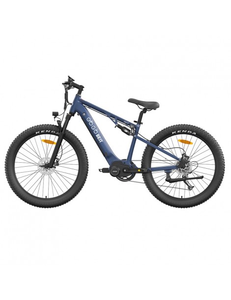 GOGOBEST GM27 Bicicletta elettrica 48V 350W Motore centrale Freno a disco idraulico - Blu In Linea