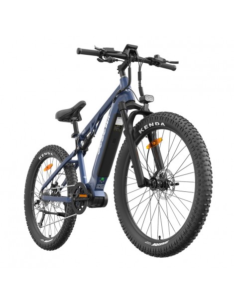 GOGOBEST GM27 Bicicletta elettrica 48V 350W Motore centrale Freno a disco idraulico - Blu In Linea