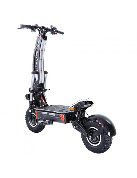 Halo Knight T107 Max 14 pollici Off-Road Pneumatici Scooter elettrico pieghevole 2*4000W Motori 72V 50Ah Batteria Qualità
