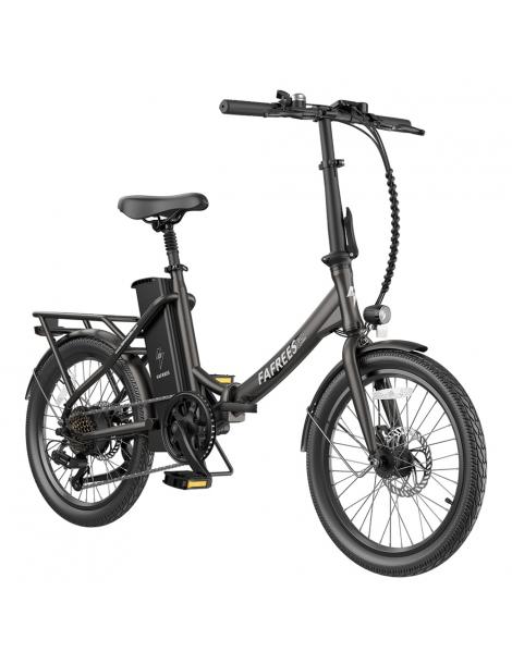 Fafrees F20 Lasting Bici Elettrica Pieghevole Motore 250W Batteria 36V 18.2Ah Pneumatici 20*1.95'' - Nero Qualità Garantita