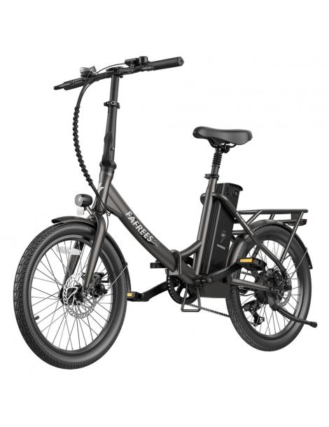 Fafrees F20 Lasting Bici Elettrica Pieghevole Motore 250W Batteria 36V 18.2Ah Pneumatici 20*1.95'' - Nero Qualità Garantita