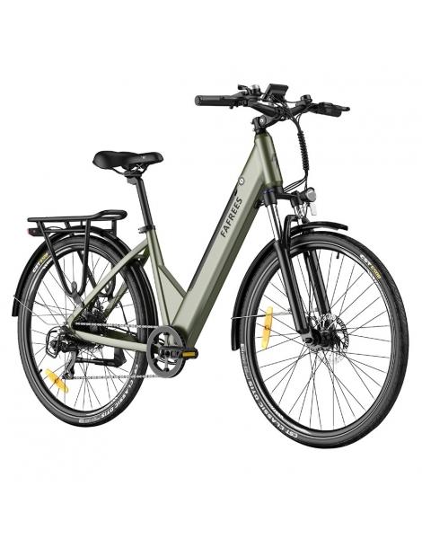 FAFREES F28 Pro Bicicletta elettrica da città Step-Through -Verde Fino Al -60%
