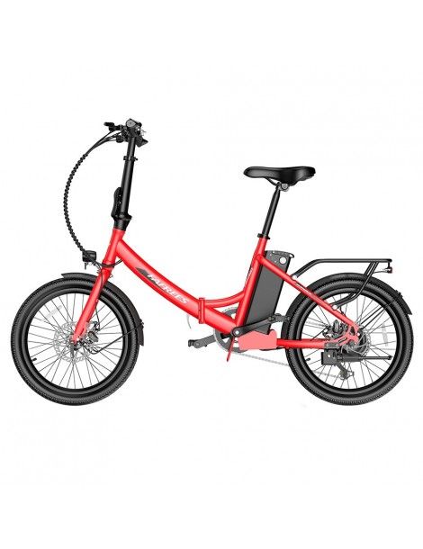 FAFREES F20 Light 20*1.95'' Pneumatico Bicicletta elettrica pieghevole da città motore 48V 250W batteria 14.5Ah - Rosso Sottocosto