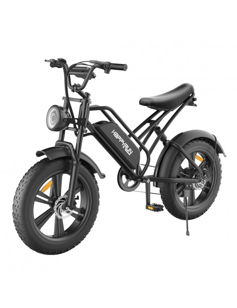 HAPPYRUN HR-G50 Bicicletta elettrica retrò 18Ah Batteria 750W Motore Presa