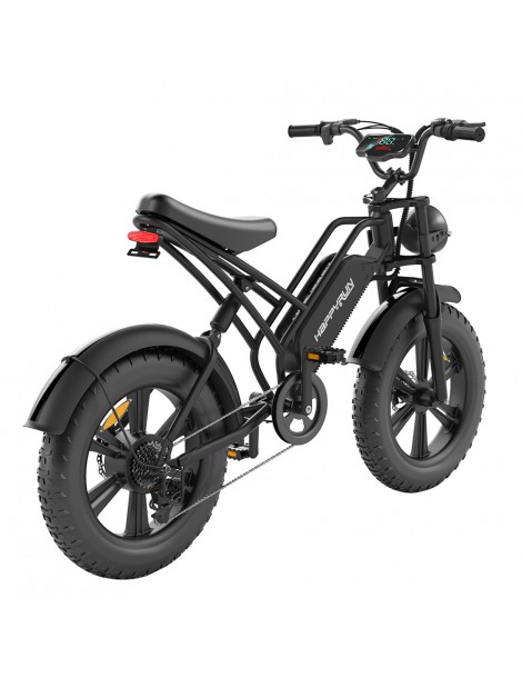 HAPPYRUN HR-G50 Bicicletta elettrica retrò 18Ah Batteria 750W Motore Presa