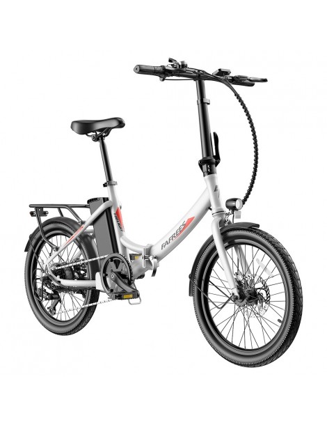 FAFREES F20 Light 20*1.95'' Pneumatico Bicicletta elettrica pieghevole da città motore 48V 250W batteria 14.5Ah - Bianco Online