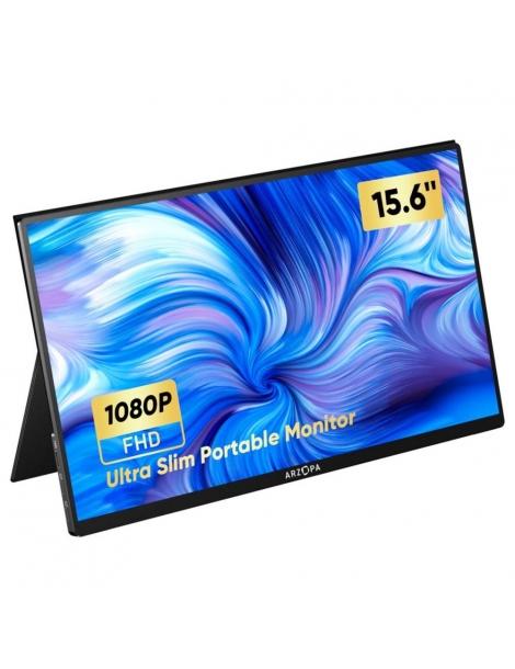 ARZOPA 15 6" Monitor portatile 1920*1080 frequenza di aggiornamento 60Hz Vendite Flash
