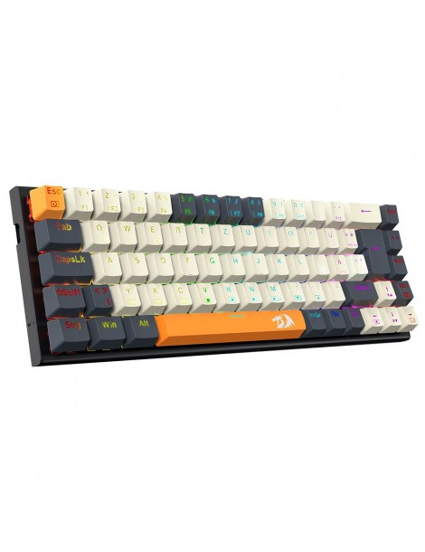 K633CGO-RGB Ryze Tastiera da gioco meccanica compatta a 68 tasti Layout tedesco Interruttore rosso retroilluminato RGB Cyber Monday