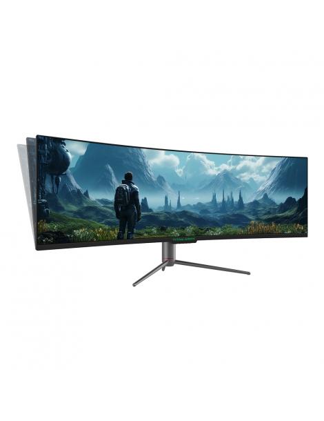 TITAN ARMY C49SHC Monitor da gioco 32:9 49 pollici DFHD 3840×1080 a schermo maggiorato pannello CSOT HVA curvo 1500R Offerta Pasqua