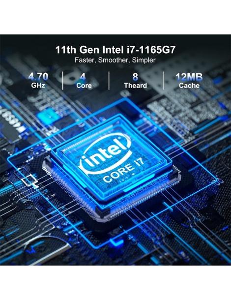 Intel NUC 11 Mini PC Intel Core i7-1165G7 Quad Core fino a 4 7 GHz 32GB DDR4 RAM 1TB SSD Offerta temporanea