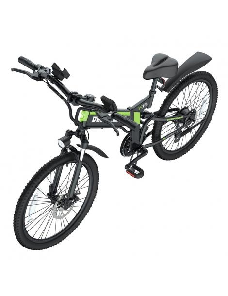 DEEPOWER K26 Bicicletta elettrica pieghevole pneumatici da 26 pollici motore da 48V 500W batteria da 12 8Ah Offerte stagionali
