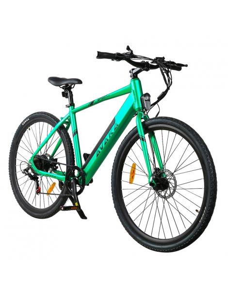Bicicletta elettrica AVAKA R3 motore 36V 350W batteria 12 5Ah velocità massima 32km/h autonomia 70km - Verde Ultimi tre giorni