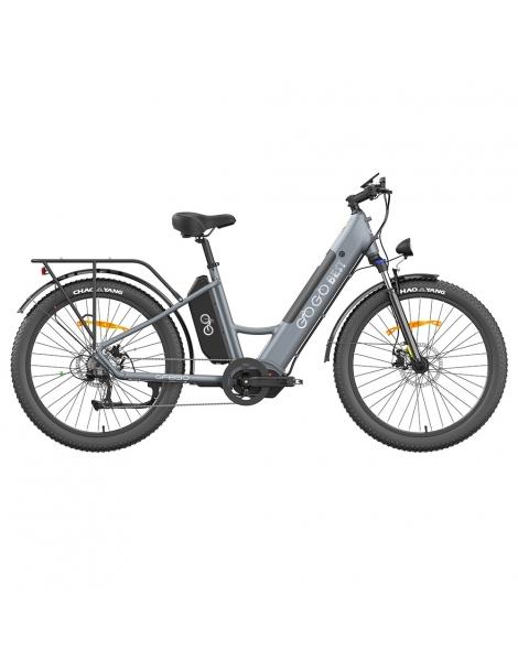 GOGOBEST GF850 26 * 3 pollici pneumatici bicicletta elettrica con motore centrale 500W motore 2 * 10.4Ah batterie - Grigio Ultimo giorno
