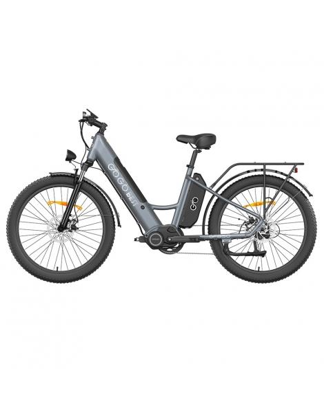 GOGOBEST GF850 26 * 3 pollici pneumatici bicicletta elettrica con motore centrale 500W motore 2 * 10.4Ah batterie - Grigio Ultimo giorno
