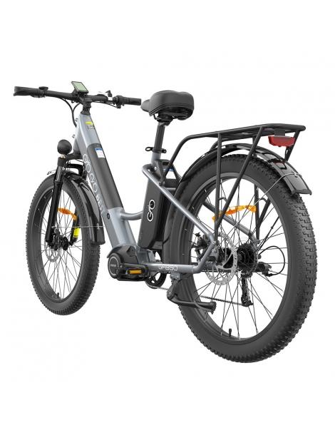 GOGOBEST GF850 26 * 3 pollici pneumatici bicicletta elettrica con motore centrale 500W motore 2 * 10.4Ah batterie - Grigio Ultimo giorno