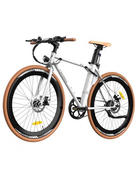 Fafrees F1 Bicicletta elettrica da città motore 250W 36V 10AH pneumatici CST 700C*38C 25km/h 40N.M 90km - Arancione bianco Fino al 60% di sconto