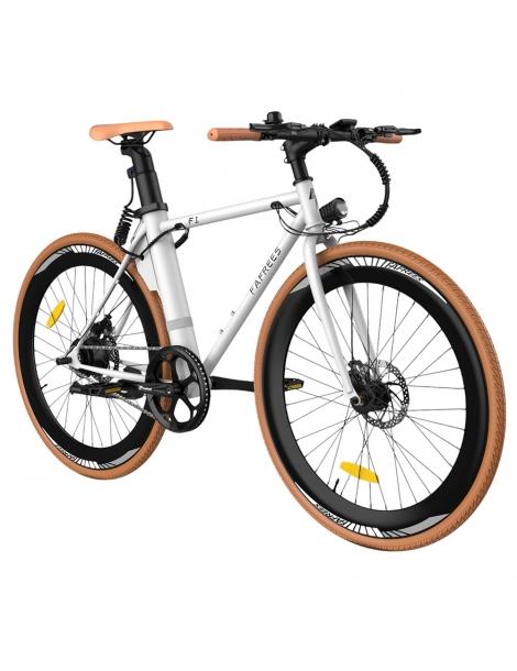 Fafrees F1 Bicicletta elettrica da città motore 250W 36V 10AH pneumatici CST 700C*38C 25km/h 40N.M 90km - Arancione bianco Fino al 60% di sconto