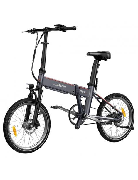 PVY LIBON Bicicletta elettrica pieghevole da città motore 500W 36V 20.4Ah pneumatici 20*2.5” 25km/h 260km - Grigio Enormi sconti