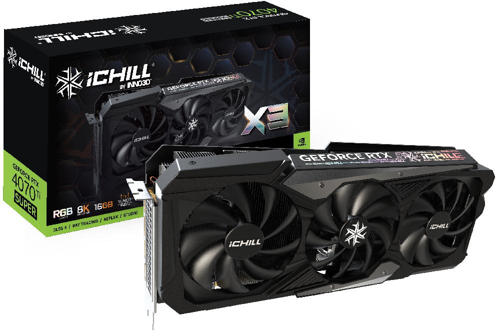 Inno3D iChill GEFORCE RTX 4070 Ti SUPER X3 NVIDIA 16 GB GDDR6X Negozio