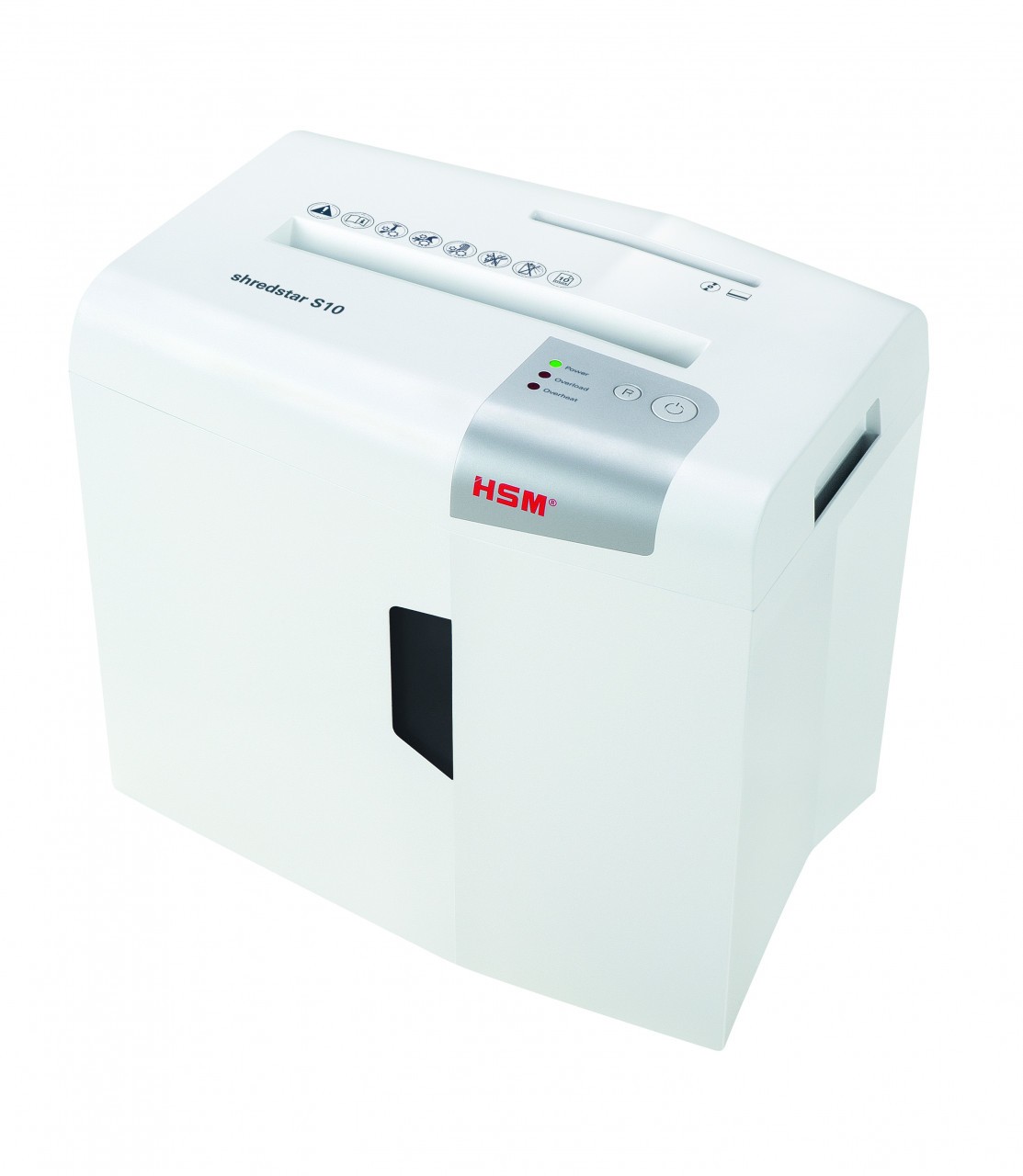 HSM S10 distruggi documenti Taglio a striscia 58 dB 22 cm Argento Bianco Offerta natalizia