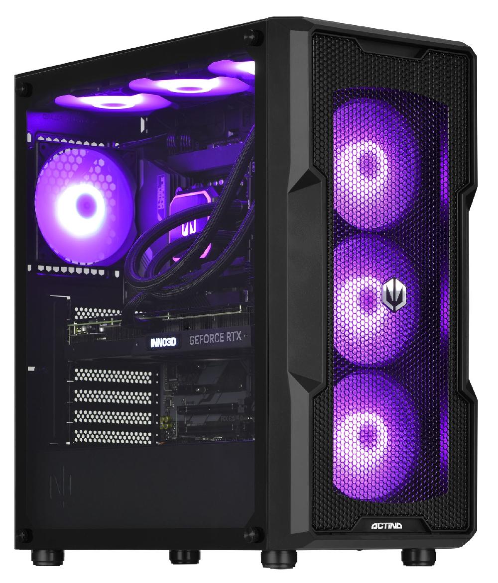 Actina 5901443337805 PC Intel® Core™ i9 i9-14900KF 32 GB DDR5-SDRAM 2 TB SSD NVIDIA GeForce RTX 4090 Midi Tower Nero Offerta Pasqua