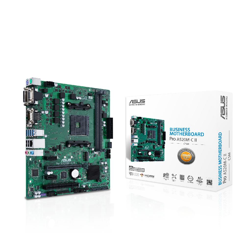 ASUS PRO A520M-C II/CSM AMD A520 Socket AM4 micro ATX In vendita