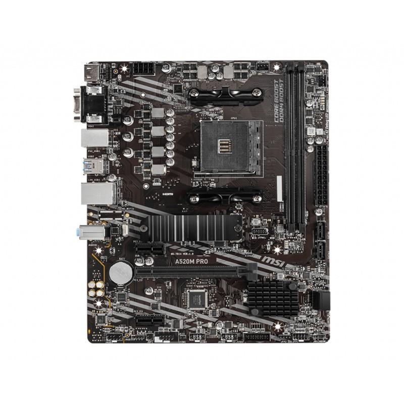 MSI A520M PRO scheda madre AMD A520 Socket AM4 micro ATX Spedizione Gratuita