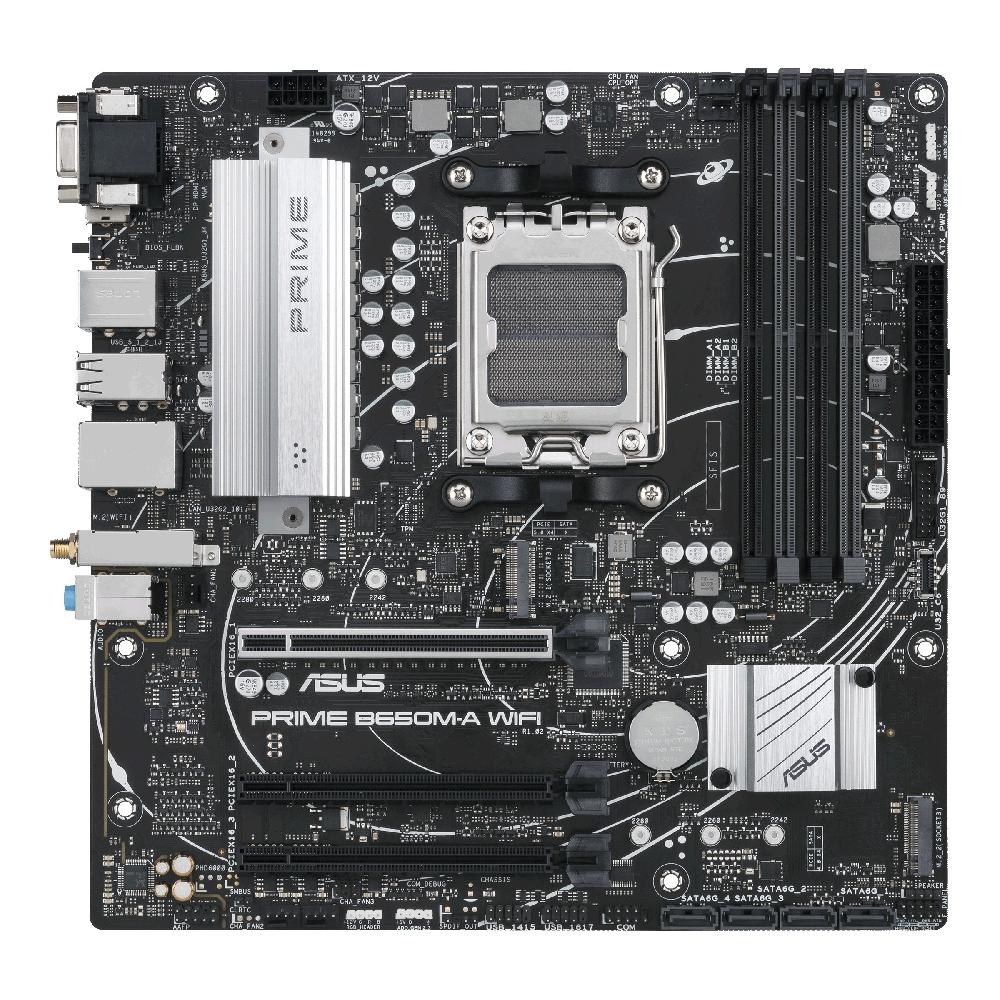 ASUS PRIME B650M-A WIFI AMD B650 Presa di corrente AM5 micro ATX Qualità Garantita