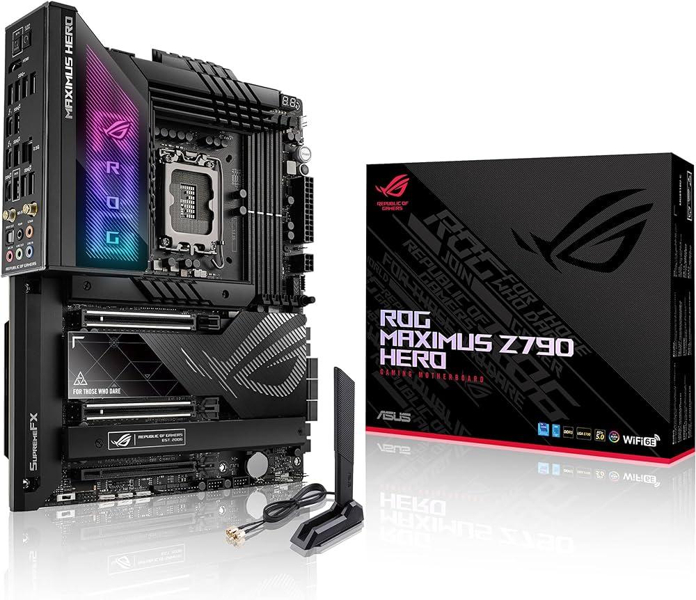 MB ASUS ROG MAXIMUS Z790 HERO Z790 LGA1700 4xDDR5DC-7800o.c. HDMI 2xPCIe5.0x16 6xSATA3 M.2 WIFI ATX 90MB1CI0-M0EAY0 Affare Del Giorno