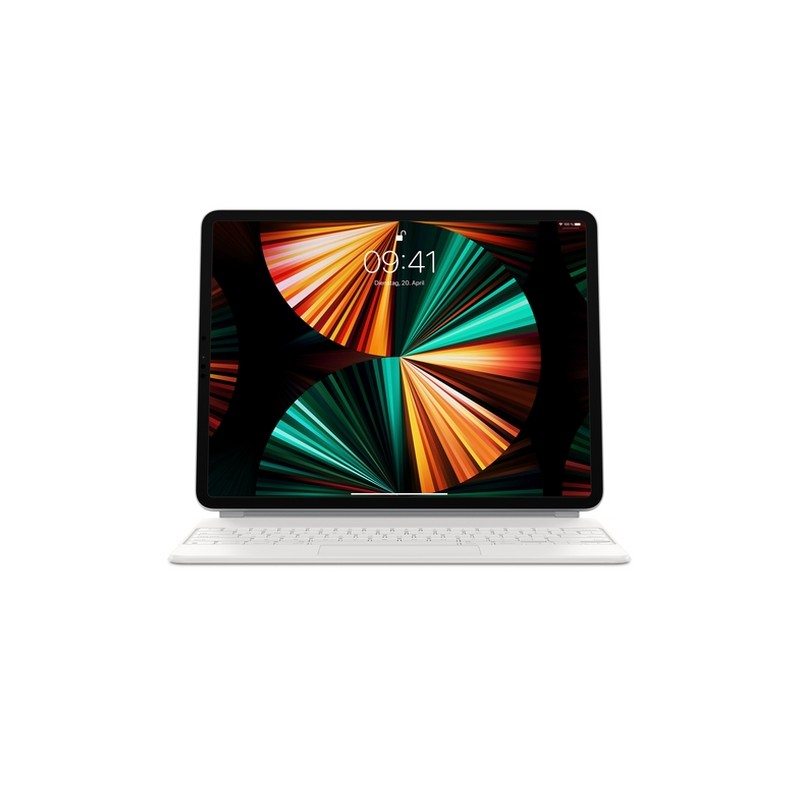 APPLE MAGIC KEYBOARD FOR IPAD PRO 12.9-INCH (5TH GEN) - GERMAN - WHITE - (MIN. 5PZ) Consegna Veloce