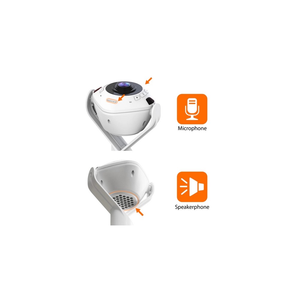j5create 360° AI-Powered Webcam with Speakerphone Vendite Flash