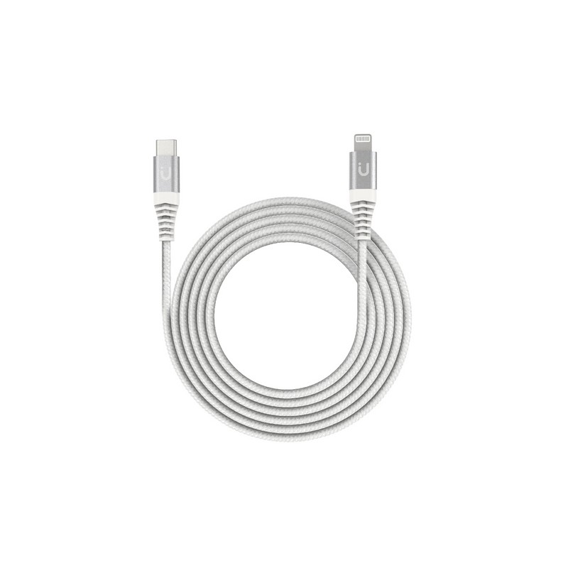 TUNIT Cavo di ricarica nylon intrecciato USB-C / Lightning - 2mt Online