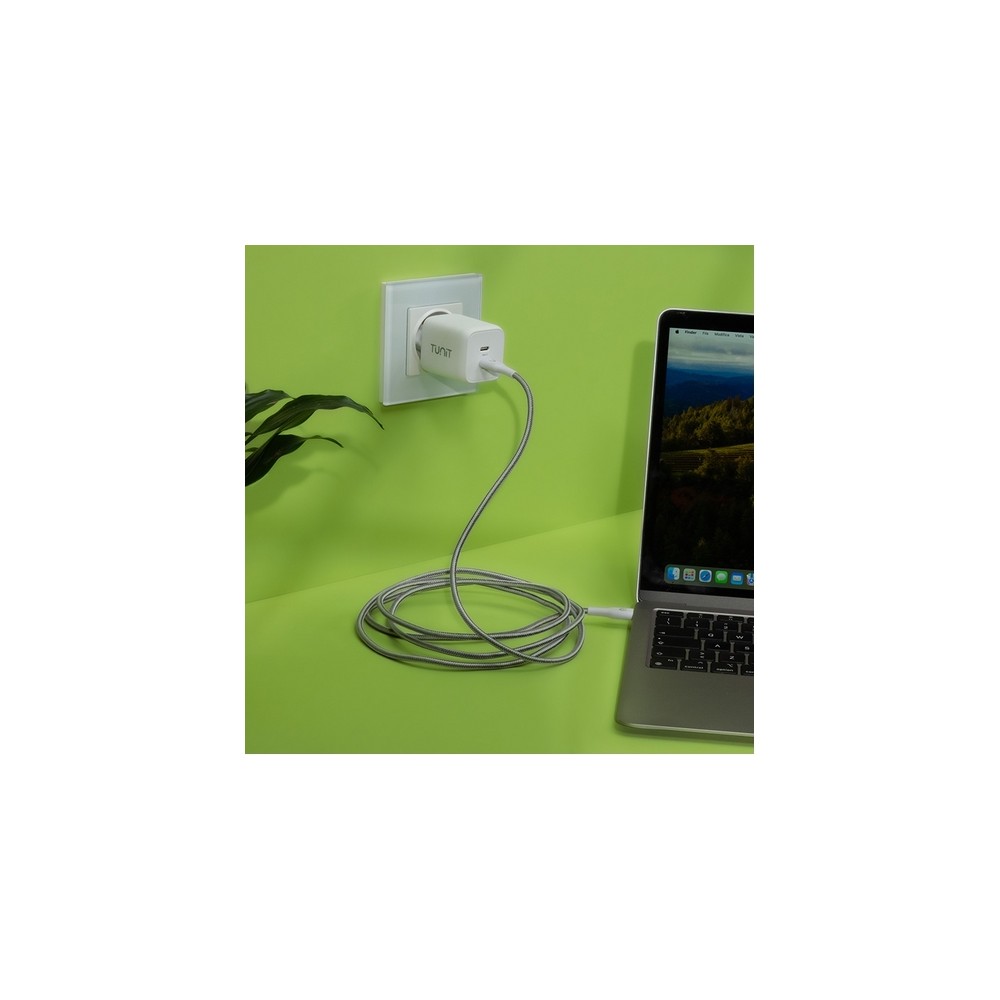 TUNIT Cavo di ricarica e trasferimento Tunit USB-C / USB-C - 2m Nuova