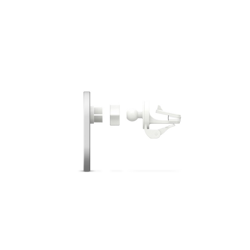 EPICO EPICO ELLIPSE MAGNETIC CAR CHARGER 15W/10W/7 5W + 18W USB-A CHARGER - white Promozione