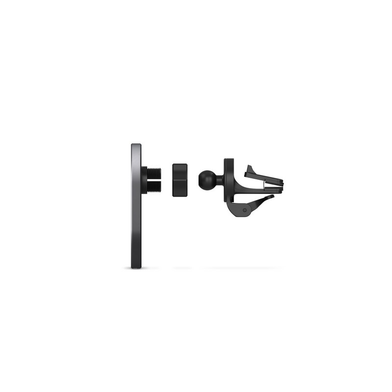 EPICO EPICO ELLIPSE EPICO ELLIPSE MAGNETIC CAR CHARGER 15W/10W/7 5W + 18W USB-A CHARGER - space grey Spedizione Gratuita