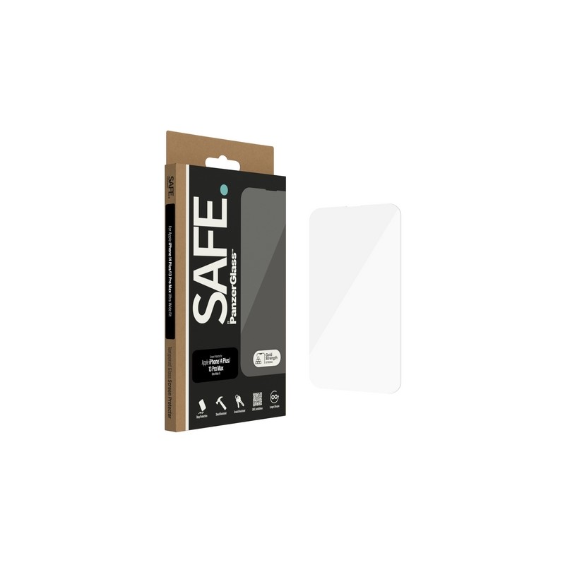 PanzerGlass SAFE. Apple iPhone 14 Plus/13 Pro Max Case Friendly Spedizione Gratuita