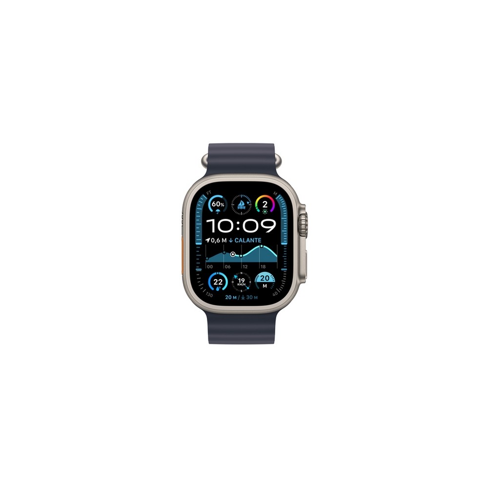 APPLE Apple Watch Ultra 2 GPS + Cellular 49mm Natural Titanium Case with Navy Ocean Band Black Friday