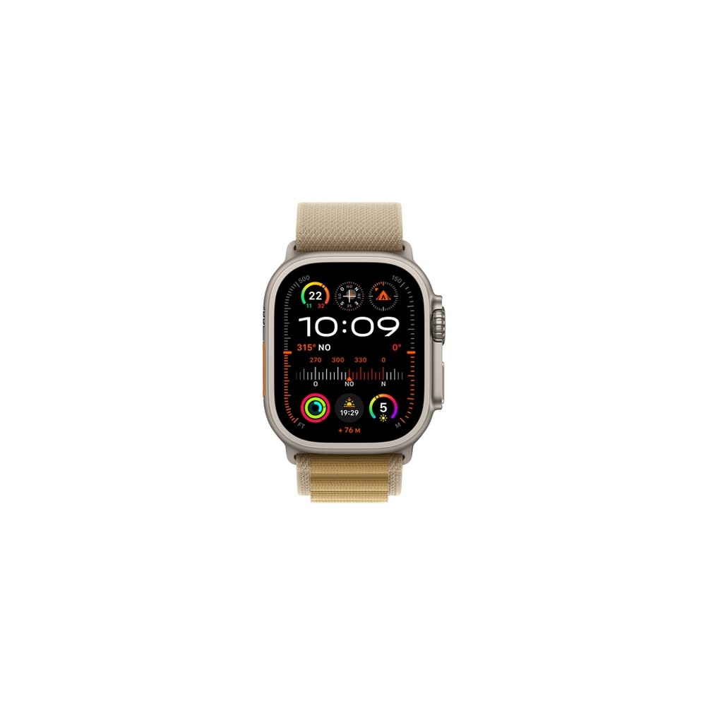 APPLE Apple Watch Ultra 2 GPS + Cellular 49mm Natural Titanium Case with Tan Alpine Loop - Medium Offerta natalizia