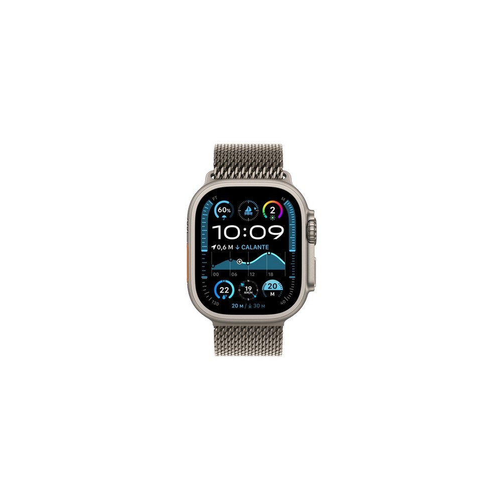 APPLE Apple Watch Ultra 2 GPS + Cellular 49mm Natural Titanium Case with Natural Titanium Milanese Loop - L Lightning offer