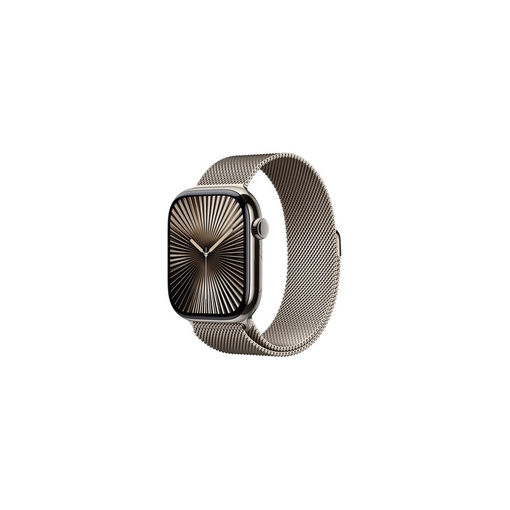 APPLE Apple Watch Series 10 GPS + Cellular 46mm Natural Titanium Case with Natural Milanese Loop - S/M Bestseller