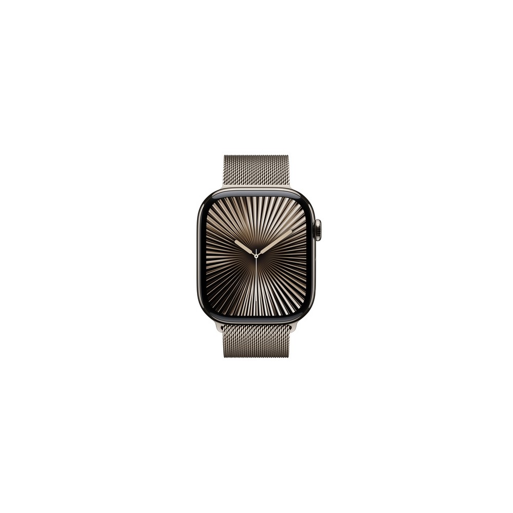 APPLE Apple Watch Series 10 GPS + Cellular 46mm Natural Titanium Case with Natural Milanese Loop - S/M Bestseller