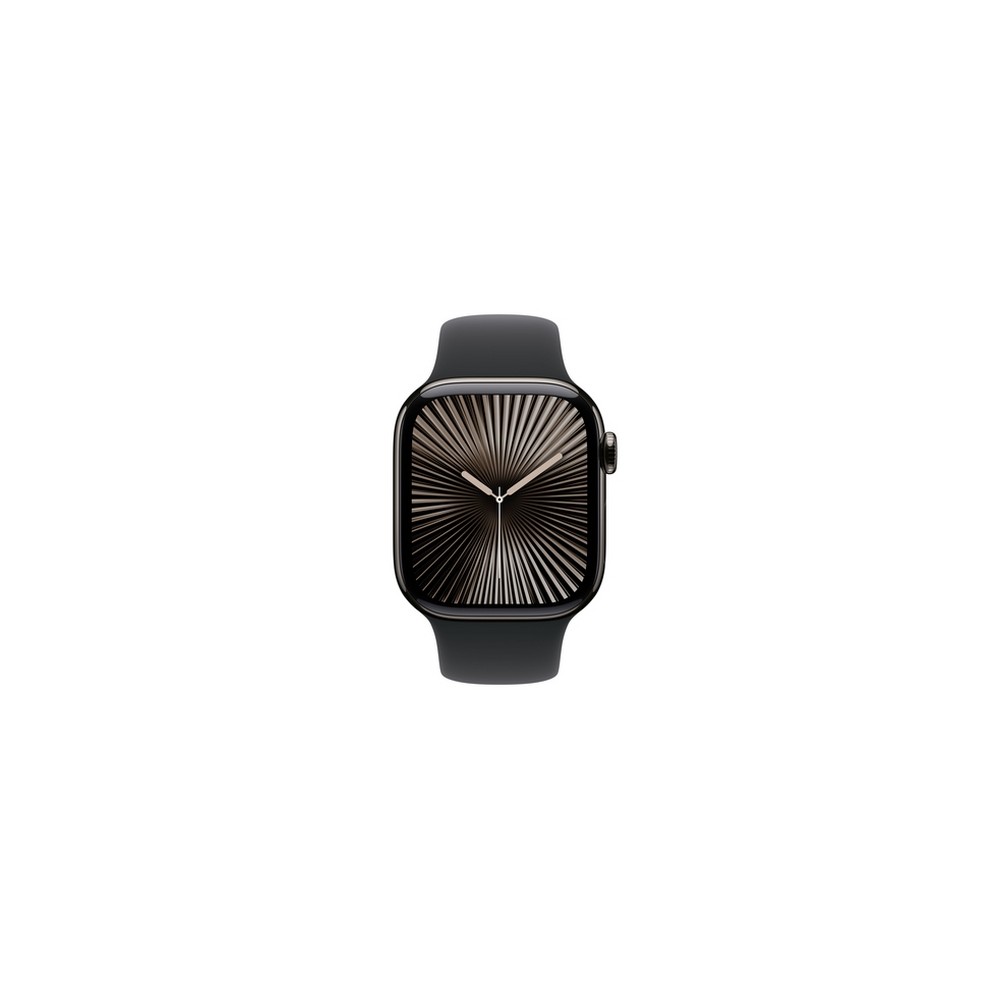 APPLE Apple Watch Series 10 GPS + Cellular 42mm Slate Titanium Case with Black Sport Band - S/M Limitato a 3 giorni