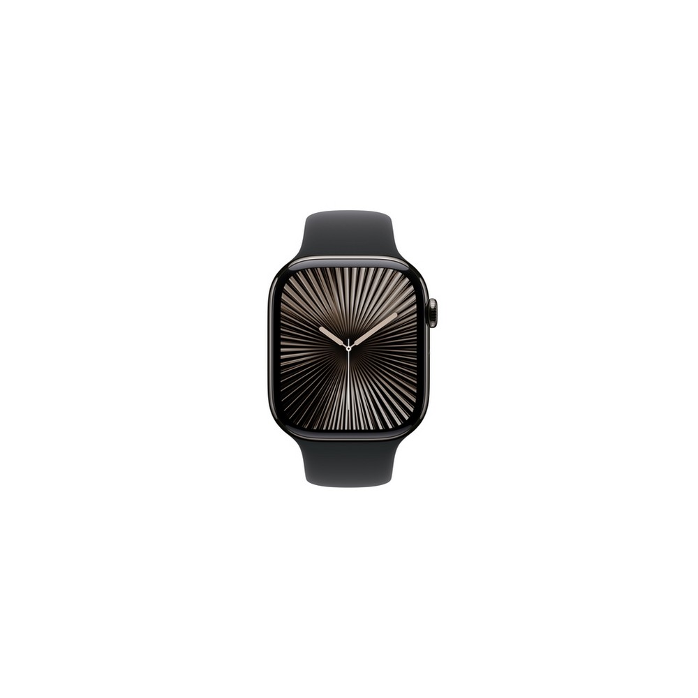 APPLE Apple Watch Series 10 GPS + Cellular 46mm Slate Titanium Case with Black Sport Band - S/M Promozione