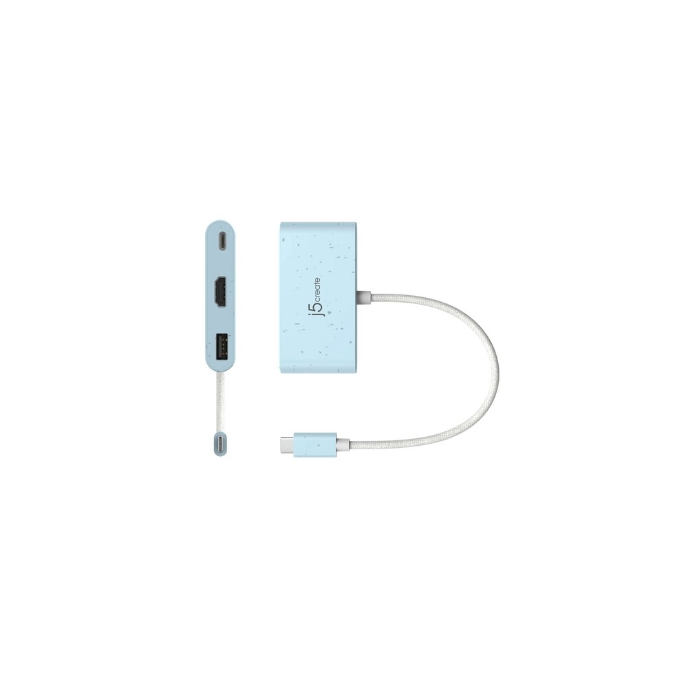 j5create Eco-Friendly USB-C to HDMI & USB Type-A with Power Delivery Latest fashion