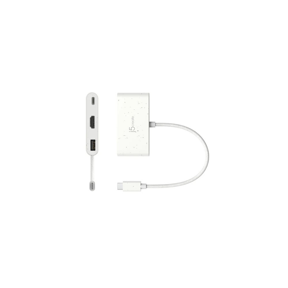 j5create Eco-Friendly USB-C to HDMI & USB Type-A with Power Delivery Offerta temporanea