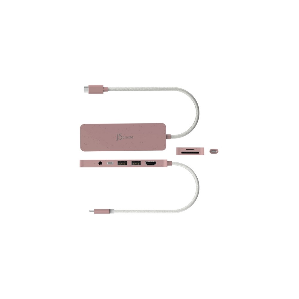 j5create Eco-Friendly USB-C Multi-Port Hub with Power Delivery Grandi sconti