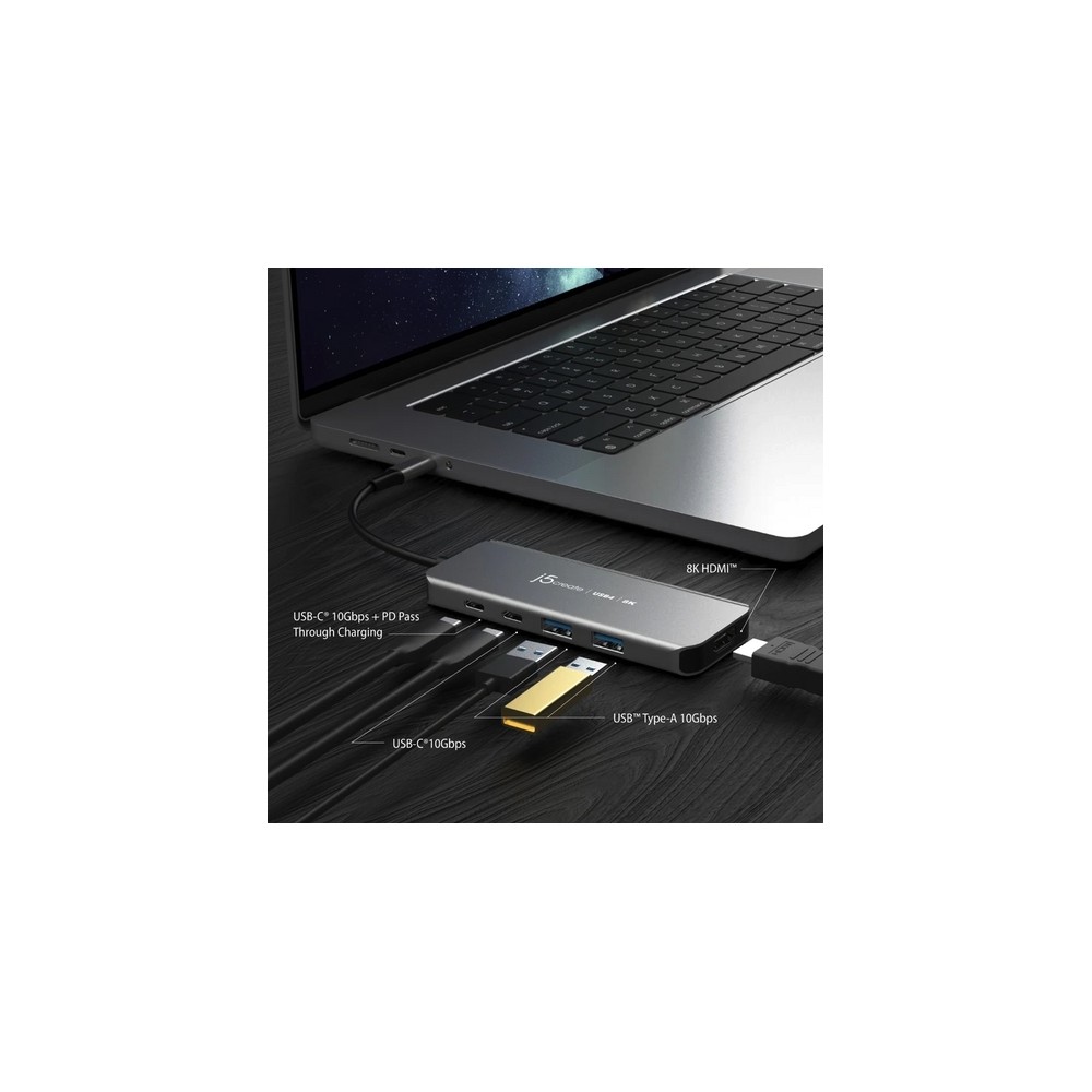 j5create USB4 8K60 Slim Hub Bestseller