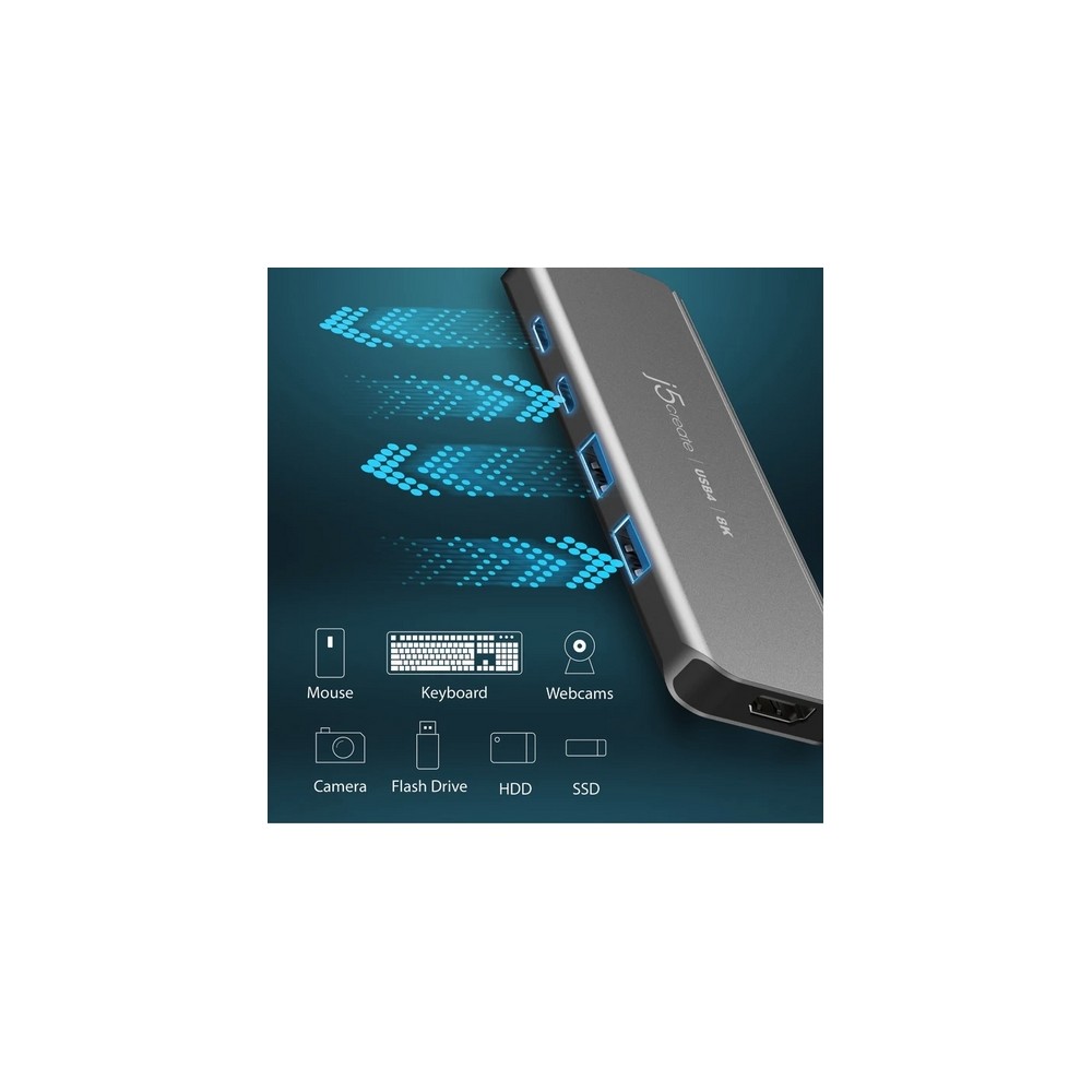 j5create USB4 8K60 Slim Hub Bestseller